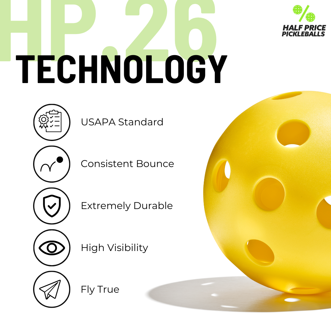 HP.26 Pickleball Balls (36 Pack)