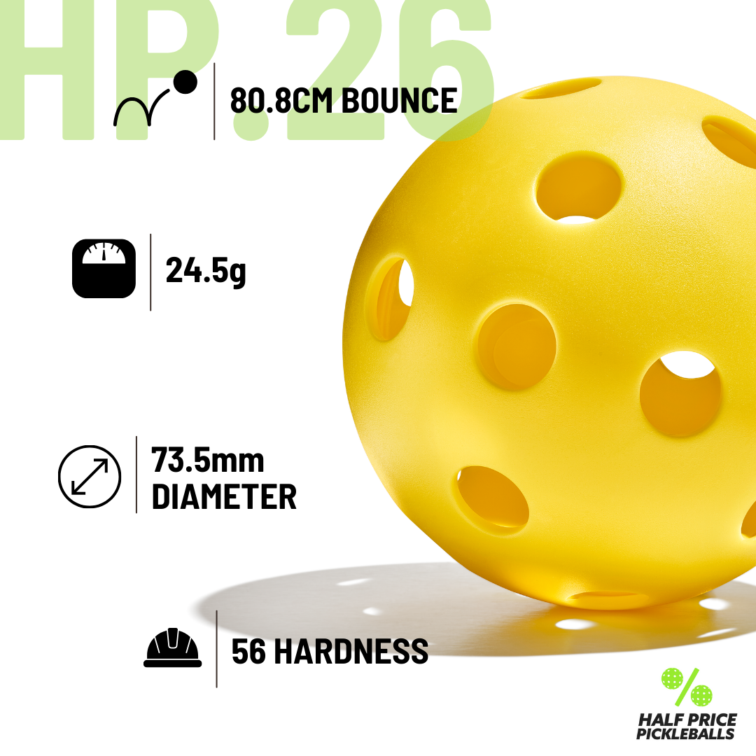 HP.26 Pickleball Balls (36 Pack)