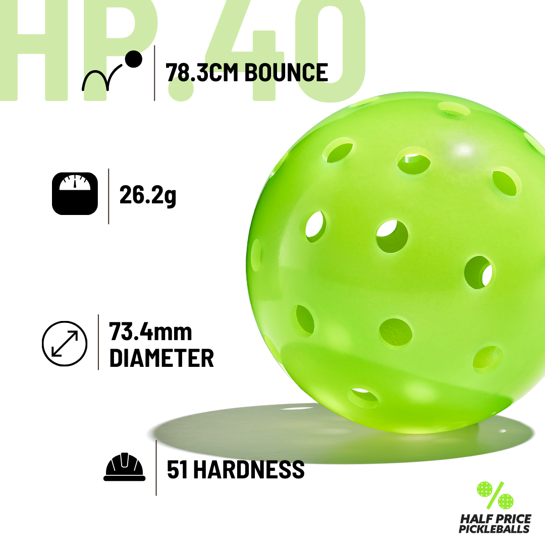 HP.40 Dura-Ball Pickleball Balls (36 Pack)